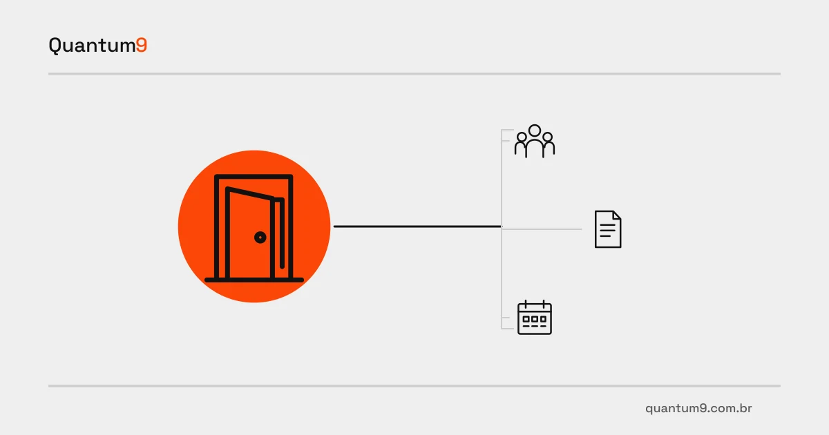 Editorial illustration: Uncompleted visit software: explain contract-related access failures