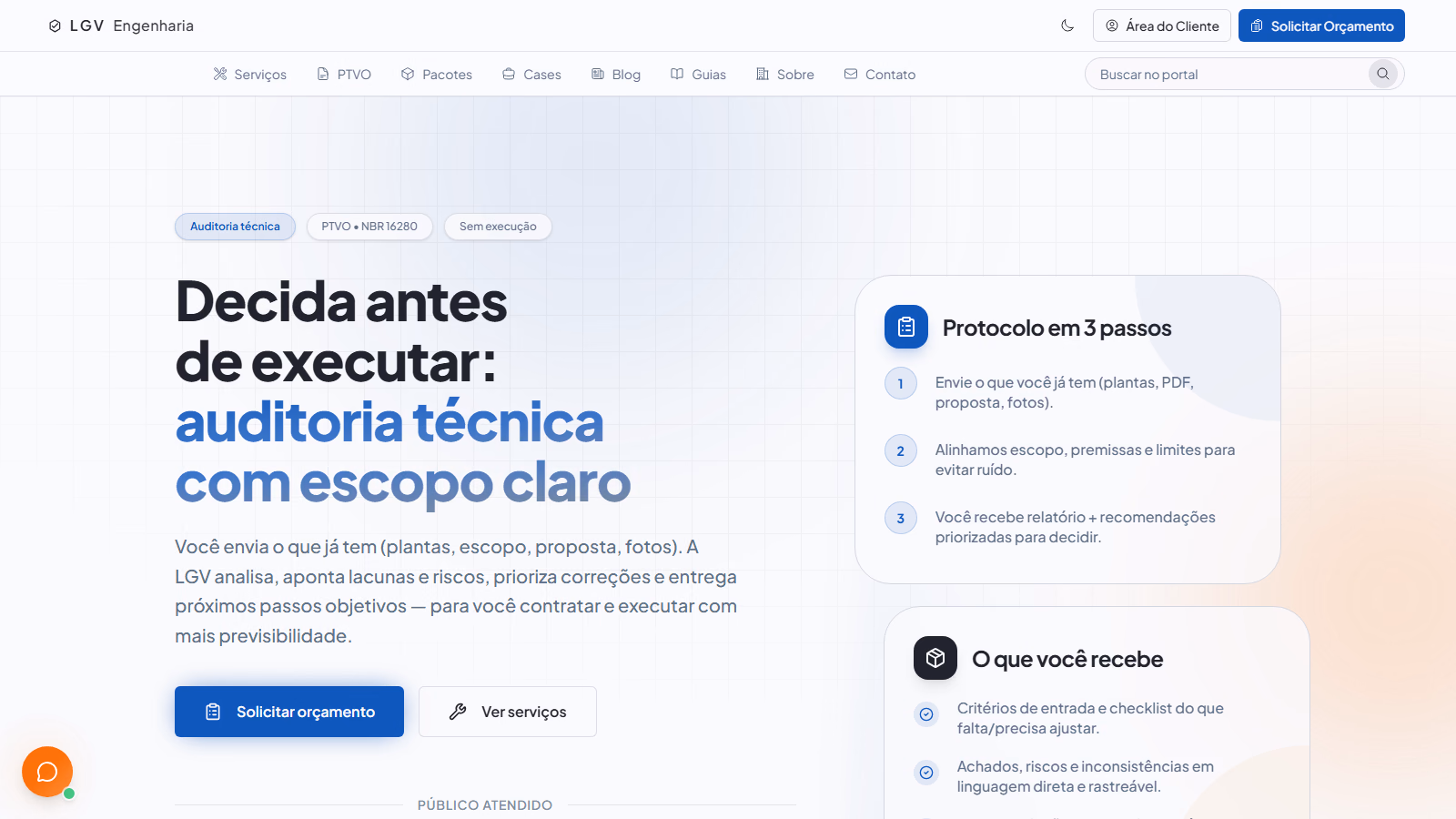 LGV Engenharia — imagem do projeto