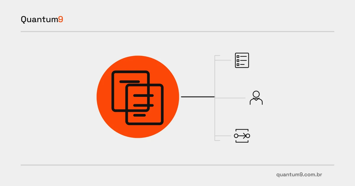 Ilustração editorial: Integração de formulários com HubSpot: atualizar perfil sem sobrescrever projetos