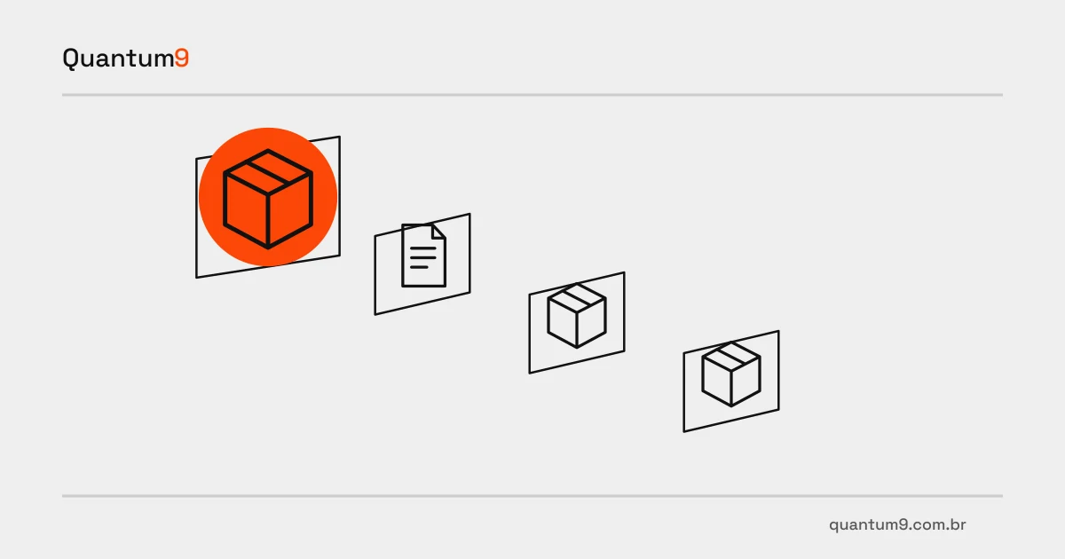 Editorial illustration: Partial delivery proof software: record each received package