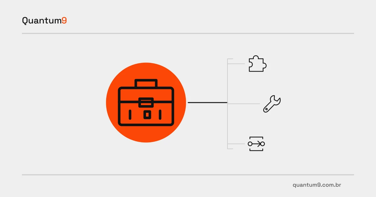 Editorial illustration: Field tool kit software: verify returns after service visits